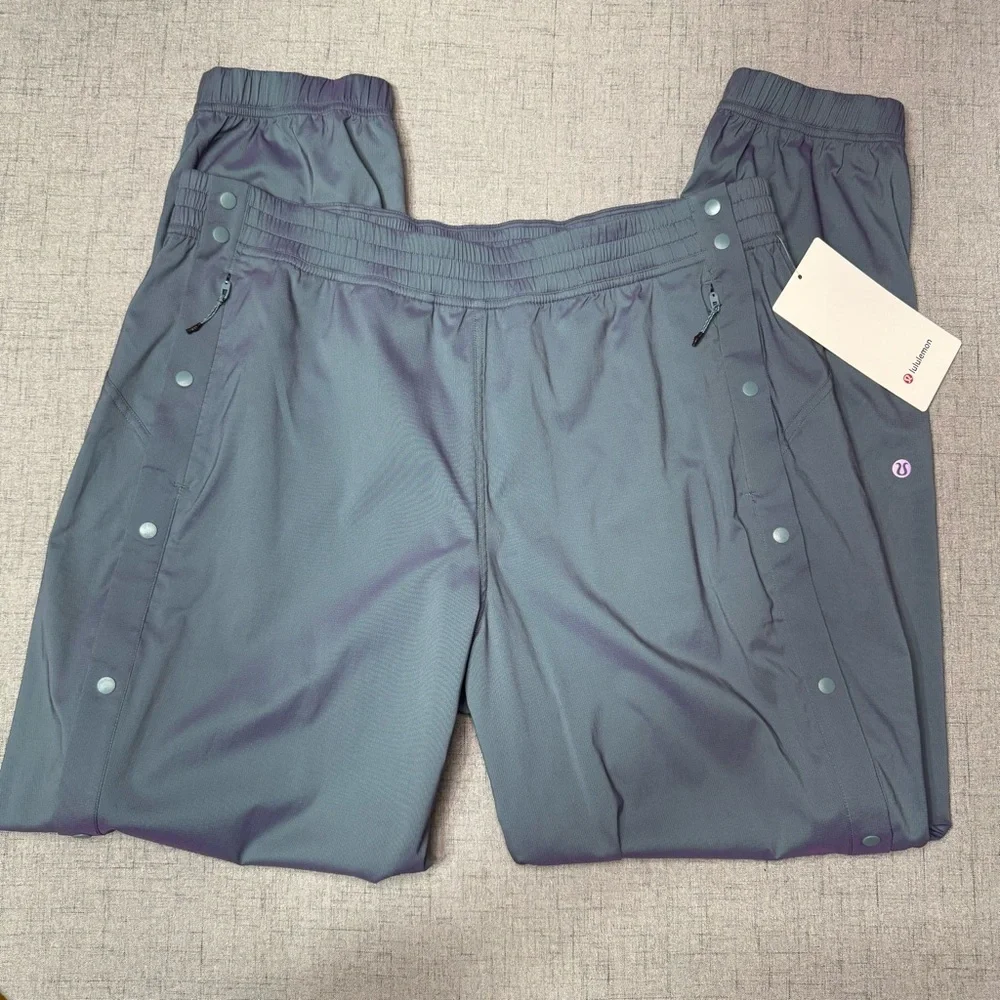 Lululemon Iridescent Tearaway Mid Rise Track Pant Tidewater Teal Purple 12 NWT